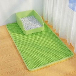 Anti-Rutsch-Pad für Katzentoiletten, Anti-Spritzer-Pad für Katzenkratzbrett, Reinigungsmatte für Haustiere für Zuhause 45*30c