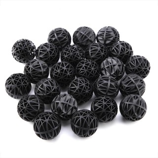 50Pcs Bio Porösen Filter Biochemischen Ball mit Baumwolle Aquarium Teich Filter Material 26mm