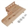 Ruheplattform aus Holz mit Geländer, kleines Haustier, Holzspielzeug für Hamster, Kleintiere, Klettern