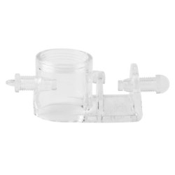 Acryl Aquarium Schlauch Clip Tank Rohr Halter Klemme für 22mm Dia Wasser Rohr
