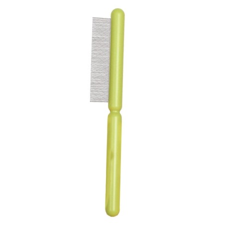 Tierhaarkamm, Glättungs-ABS-Griff, Edelstahlzähne, abgerundete Spitzen, Tierpflegekamm für Haare