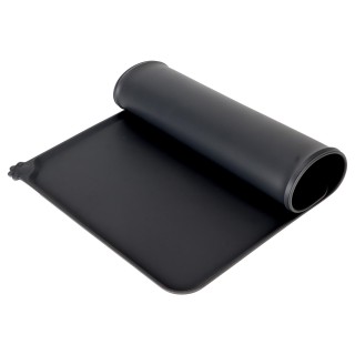 Silikon Pet Fütterung Matte Wasserdicht Verhindern Verrutschen und Verschütten Faltbare Pet Fütterung Tischset für schwarz