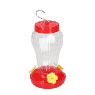 Kolibri-Futterspender für den Garten, auslaufsicher, 3 Anschlüsse, Nachfüllhaken aus Eisen, zum Aufhängen, Kolibri-Futterspen