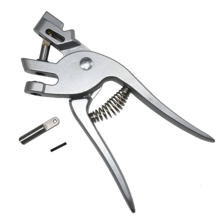 1 Stück 8 mm Tierohrmarken-Punchzange Rinder, Schafe, Schweine, Pferde, Edelstahl-Lochstanzer, Tieridentifikationsausrüstung