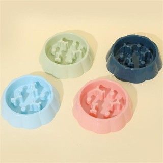 Pet Slow Food Bowl Welpenschüssel Rutschfester Slow Food Feeder Hundereisnapf Tierbedarf ist sowohl für Katzen als auch für H