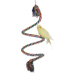 Papageienspielzeug, Papageienkletterseile, Vogelspielzeug, Schaukeln, Vogelzubehör und -utensilien 0.5m orange