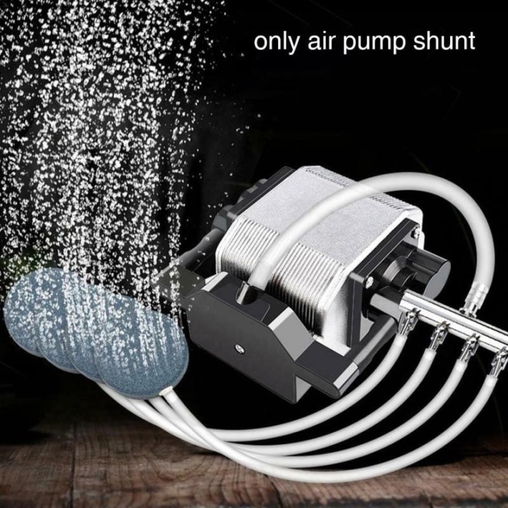 Edelstahl-Hebelverteiler-Splitter, Sauerstoffpumpe, Luftstromkontrolle, Aquarium-Auslass-Zubehör ?Two holes