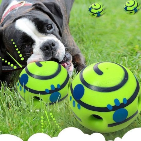Interaktives Hundespielzeug, Ball, Spaß, Kichern, Geräusche, Ball, Welpen, Kauspielzeug, Wackeln, Wedeln, Kichern, Hundespiel