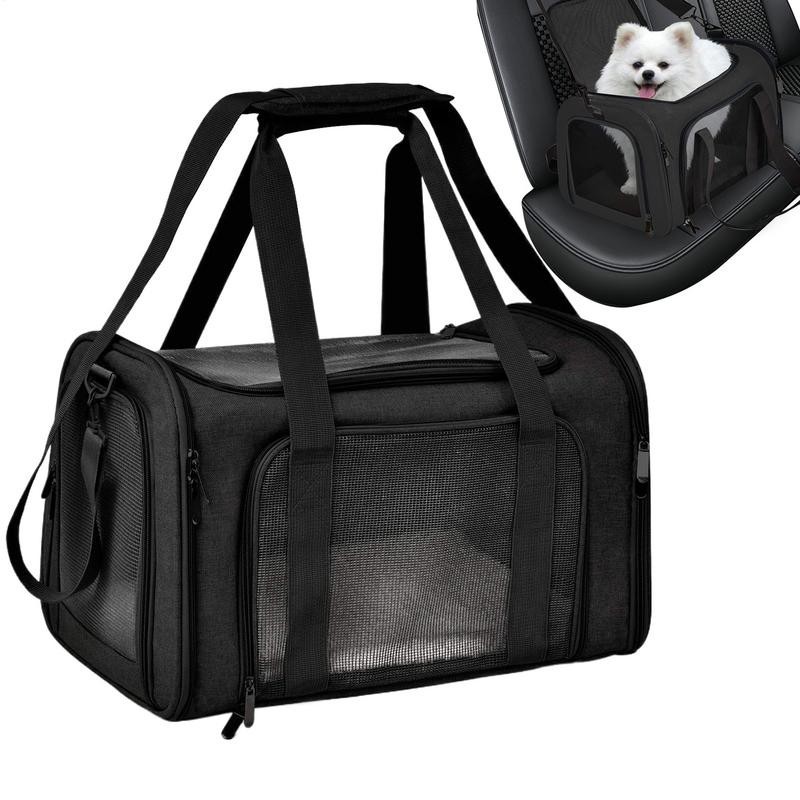 Katzentransportbox, Haustier-Reisebox für Kätzchen, atmungsaktive kleine Haustierboxen für kleine Katzen und Hunde, faltbare