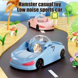 Hamster-Laufball, Fahrzeugspielzeug, transparenter Ball, Hamster-Übungsrad, 360-Grad-Ansicht, leises Fitness-Laufrad für klei