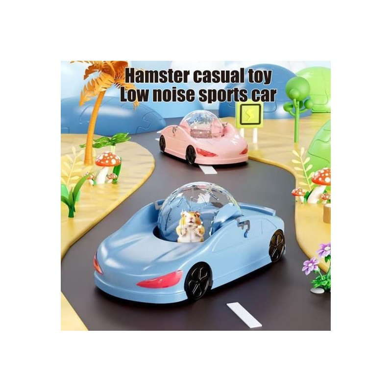 Hamster-Laufball, Fahrzeugspielzeug, transparenter Ball, Hamster-Übungsrad, 360-Grad-Ansicht, leises Fitness-Laufrad für klei