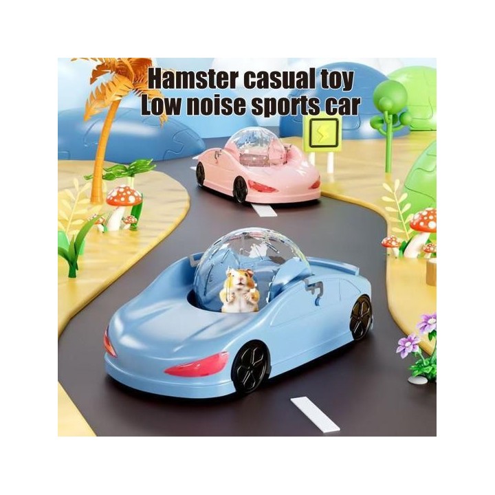 Hamster-Laufball, Fahrzeugspielzeug, transparenter Ball, Hamster-Übungsrad, 360-Grad-Ansicht, leises Fitness-Laufrad für klei