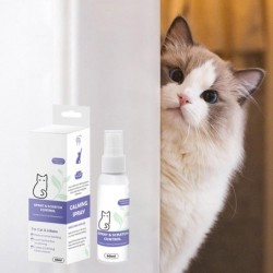 60 ml Beruhigungsspray für Katzen, verhindert Heulen, reduziert Angstzustände, beruhigt die Stimmung, beruhigt das Östrus-Spr