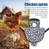 Hühnersattel für Hennen, bedruckte Hühnerschürzen mit verstellbarem Riemen, Hühnerweste, Jacke, Kleidung für Geflügel, Rücken