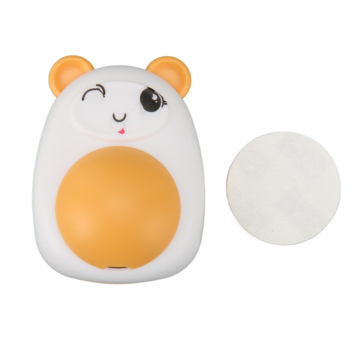 Katzenminze-Wandbälle, süßer Cartoon, sicher, gesund, Zahnreinigung, 360 Grad drehbar, multifunktional, essbar gelb