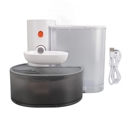 Smart Cat Wasserspender 3L Wassertank Selbstnachfüllen Kippen Wiederaufladbare automatische Haustier Wasserschale