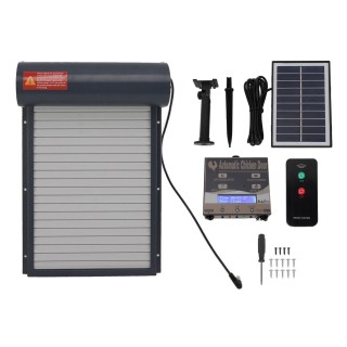 Automatische Hühnerstall Tür Solar Powered Opener mit Timer Licht Sensor Hühnerstall Tür mit