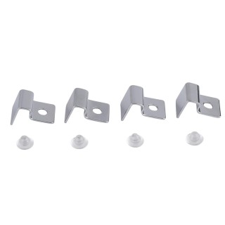 4 Teile/satz Edelstahl Aquarium Glas Abdeckung Clip Unterstützung Halter(6mm)