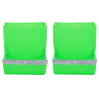 2Pcs 13,5 cm Kaninchen Lebensmittel Fütterung Schüssel Trog Feeder Kaninchen Zucht Ausrüstung Werkzeuge