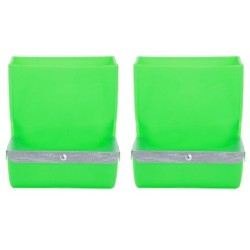2Pcs 13,5 cm Kaninchen Lebensmittel Fütterung Schüssel Trog Feeder Kaninchen Zucht Ausrüstung Werkzeuge