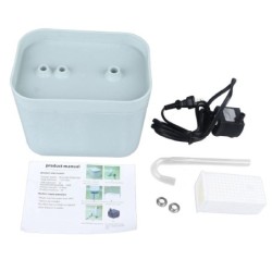 Haustier-Wasserbrunnen, multifunktional, 1,5 l Fassungsvermögen, geräuschloser automatischer Wasserspender für Katzen