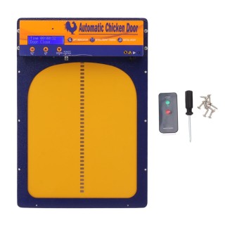 Automatische Hühnerstalltür IP45 wasserdichte programmierbare Hühnerstalltür aus Aluminium mit Timer