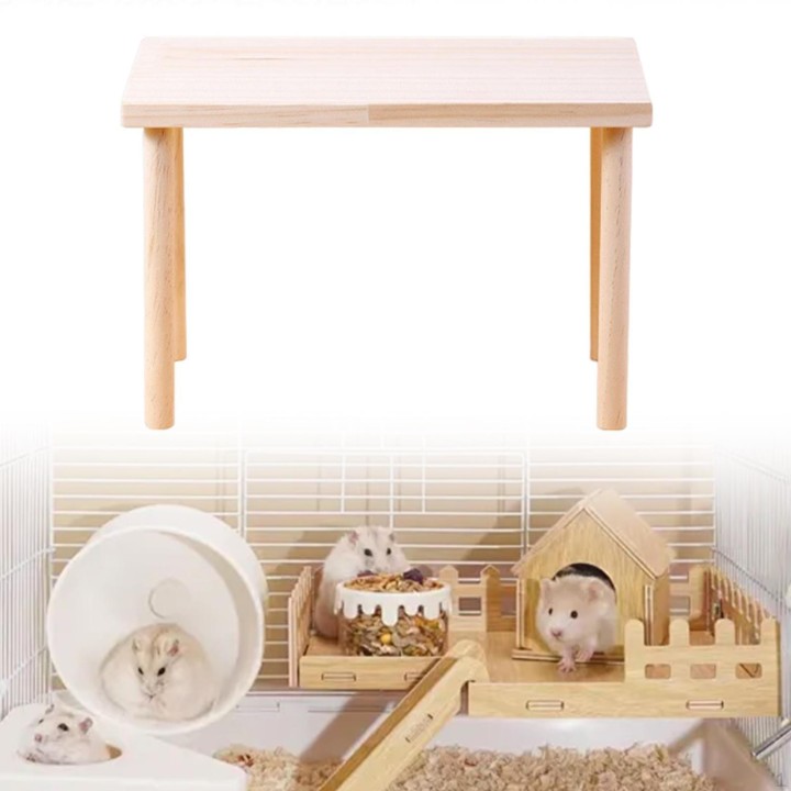 Hamster Plattform Lebensraum Decor Stabile Spielzeug Käfig Zubehör, Stehend Spielplatz für Flabellate