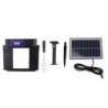 Automatischer Hühnerstall-Türöffner Anti-Pinch IP45 Wasserdicht Solarbetriebene Geflügelstalltür mit schwarz