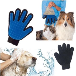 Pet taktile deShedding Nettoyage Brosse à main Gant Chien Chat cheveux Massage efficace