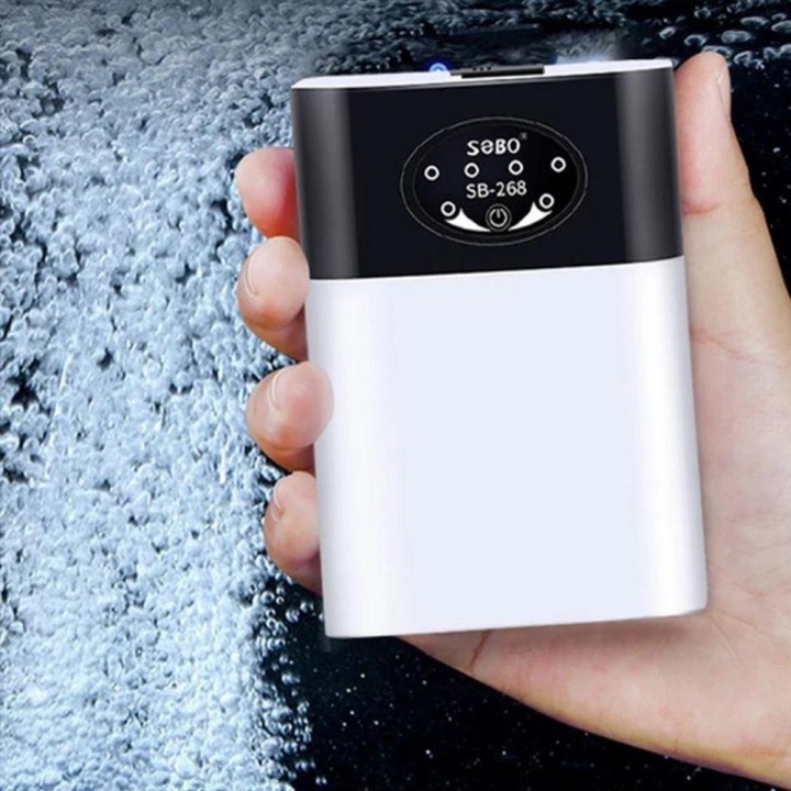 USB-Ladegerät Wiederaufladbare Lithiumbatterie Aquarium Luftpumpe Aquarium Sauerstoffpumpe Bedienen Bubbler SB-168