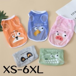 Sommer Coole Hundekleidung Neue Hunde Haustierweste Für Welpen Atmungsaktive Weste T-Shirt Kostüm Bulldog Hunde-T-Shirt Outdo
