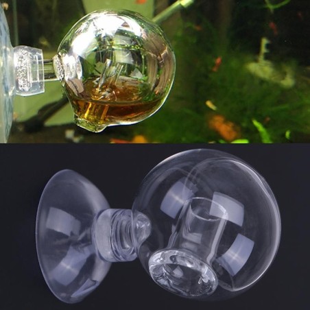 Aquarium Aquarium Kohlendioxid Co2 Monitor Glas Drop Ball Checker Tester one size