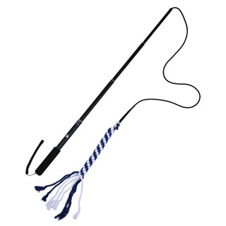 Ausziehbarer Teaser-Zauberstab für Hunde, Flirt-Stick, Welpen, die den Schwanz jagen, interaktives Spielzeug für kleine und m