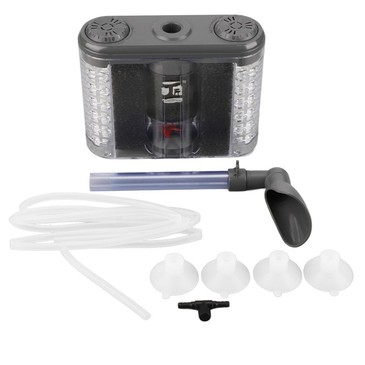 Schwamm-Aquariumfilter, leise Kotreinigung, sauerstoffanreichernde Bakterien, Kultivierung, Doppelschwamm, Fischtank