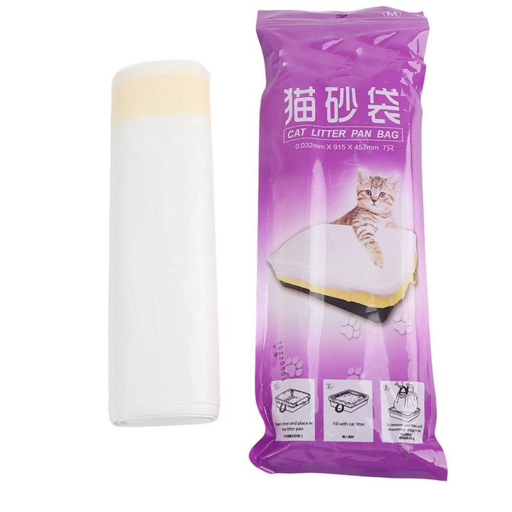 Katzenstreu-Einlagen, verdickend, mit Kordelzug, für Haustierpfannen, hygienisch, langlebig, Reinigungsmittel für Haustiere,