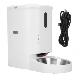 Automatische Pet Feeder Timing Aufnahme Verhindern Jam Abnehmbare Smart Pet Trockenfutter Spender mit