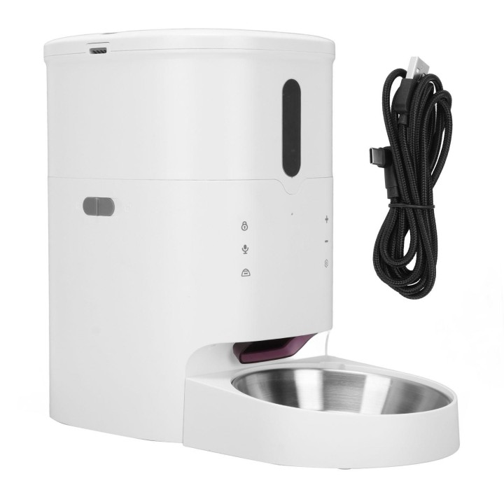 Automatische Pet Feeder Timing Aufnahme Verhindern Jam Abnehmbare Smart Pet Trockenfutter Spender mit