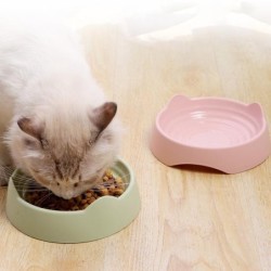 Katzennapf, Cartoon-Form, PP, multifunktionaler Spender in Lebensmittelqualität, Katzenfutter, Katzenbedarf S rosa