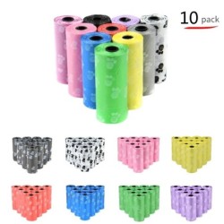 10 Stück abbaubare Hundekotbeutel mit Aufdruck Doggy Bag abbaubare Hundekotbeutel für saubere Kotbeutel Dog Up Clean Bag Disp