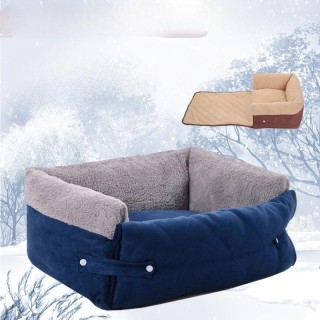 Neu Flip Pet Nest Pet Sofa Kissen Katze Matratze Flip Kleine und mittlere Herbst und Winter M  87*56*19cm