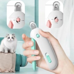 Professioneller Nagelknipser für Haustiere mit verstellbarem Loch, Nagelknipser für Katzen und Hunde, Krallenschneider für Ha