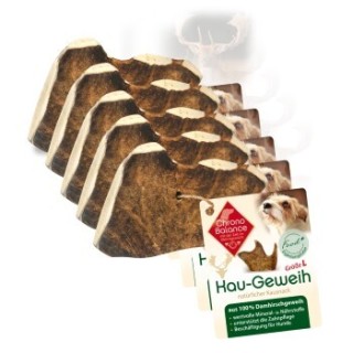 ChronoBalance natürliches Damhirsch Kaugeweih 5xL, 5x