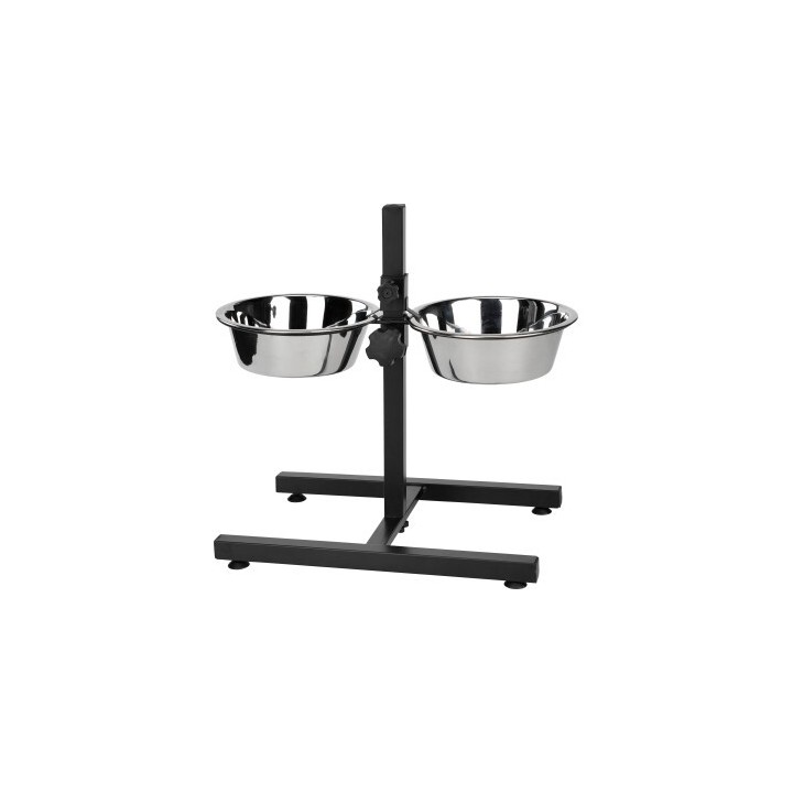 AniOne Doppelnapfständer Edelstahl