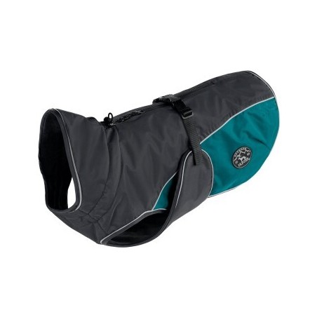 Hunter Hundemantel Uppsala Cozy anthrazit / petrol 60 cm