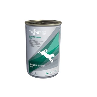 TROVET Weight and Diabetic WRD Nassfutter für Hunde 400 g