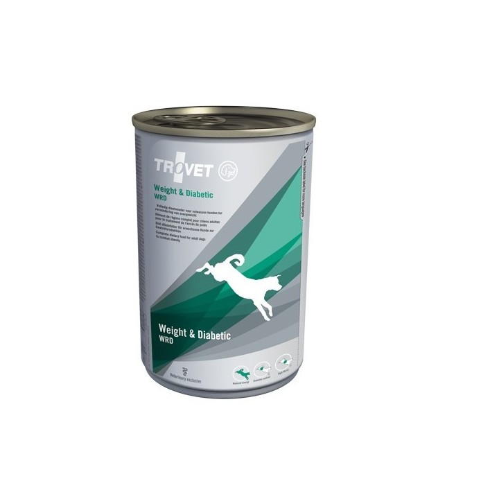 TROVET Weight and Diabetic WRD Nassfutter für Hunde 400 g