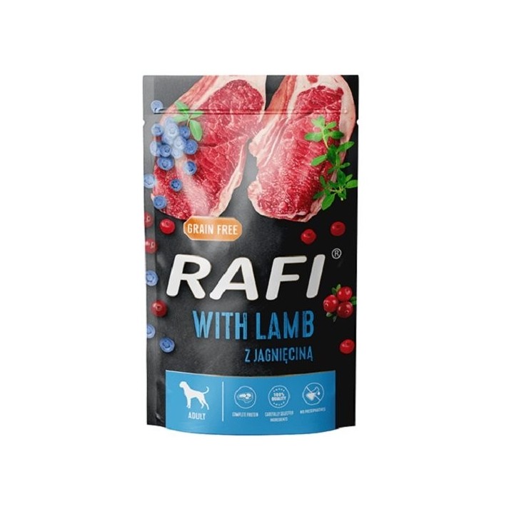 DOLINA NOTECI RAFI mit Lammfleisch, Heidelbeeren und Preiselbeeren für Hunde 500 g