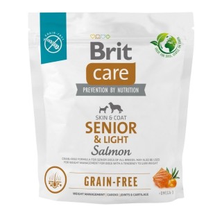 BRIT Care Grain-free Senior&Light Trockenfutter mit Lachs 1 kg