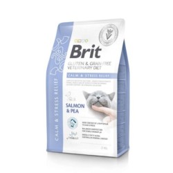 BRIT Grain Free Veterinary Diets Cat Calm Stress Relief Salmon Pea 5 kg