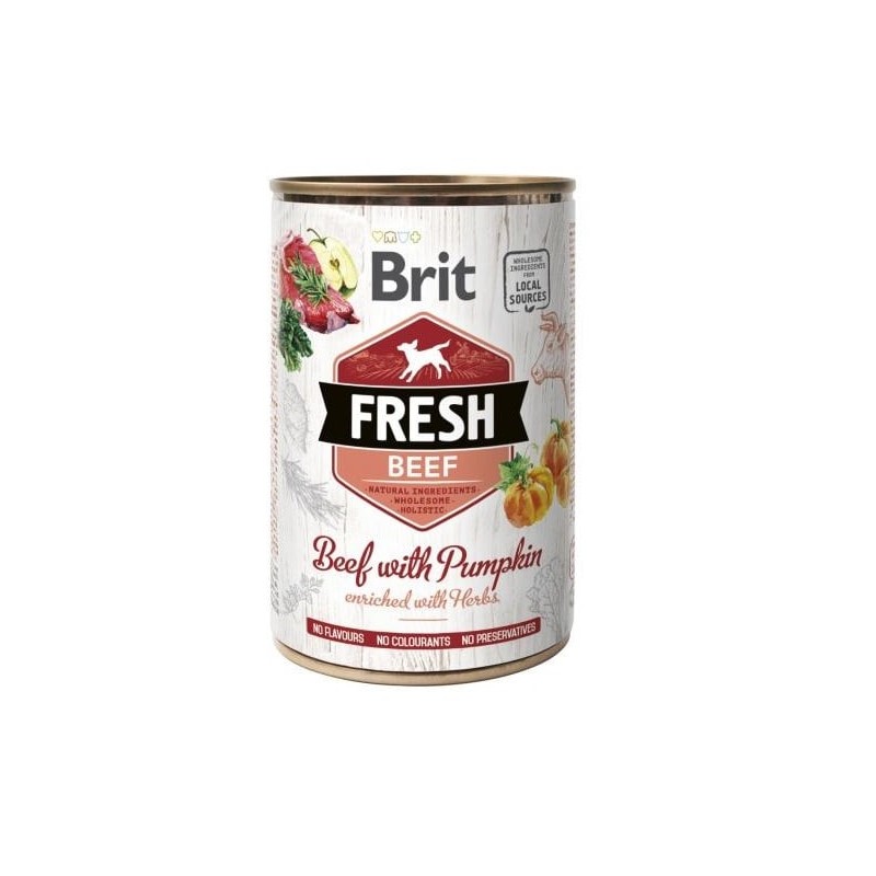 BRIT FRESH beef & pumpkin 400 g